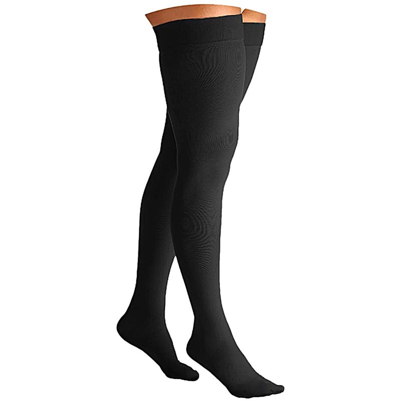 Meia 7/8 Essencial Conforto Sigvaris 15-20mmHg Preta Fechada G2