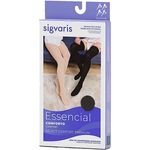 Meia 7/8 Essencial Conforto Sigvaris 15-20mmHg Preta Fechada G2