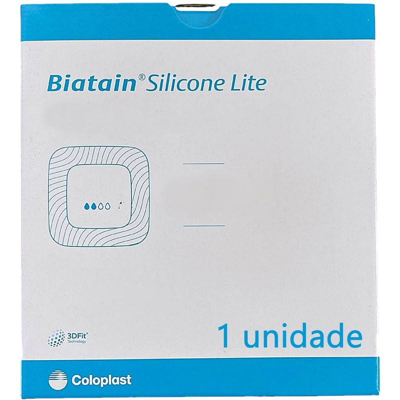 Curativo Biatain Silicone Lite Coloplast 33446 12,5x12,5cm - 1 Unidade
