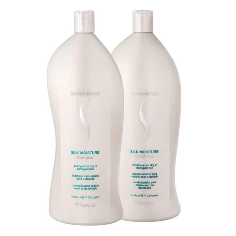 Senscience Silk Moisture Shampoo + Condicionador 1L