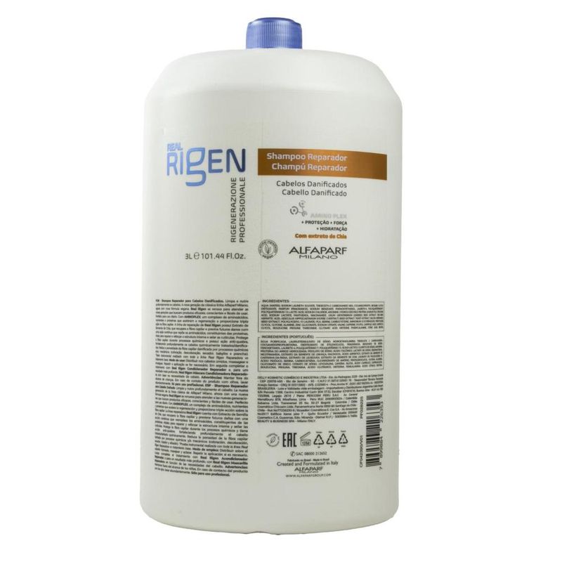 Alfaparf Milano Real Rigen Reparador Shampoo 3L