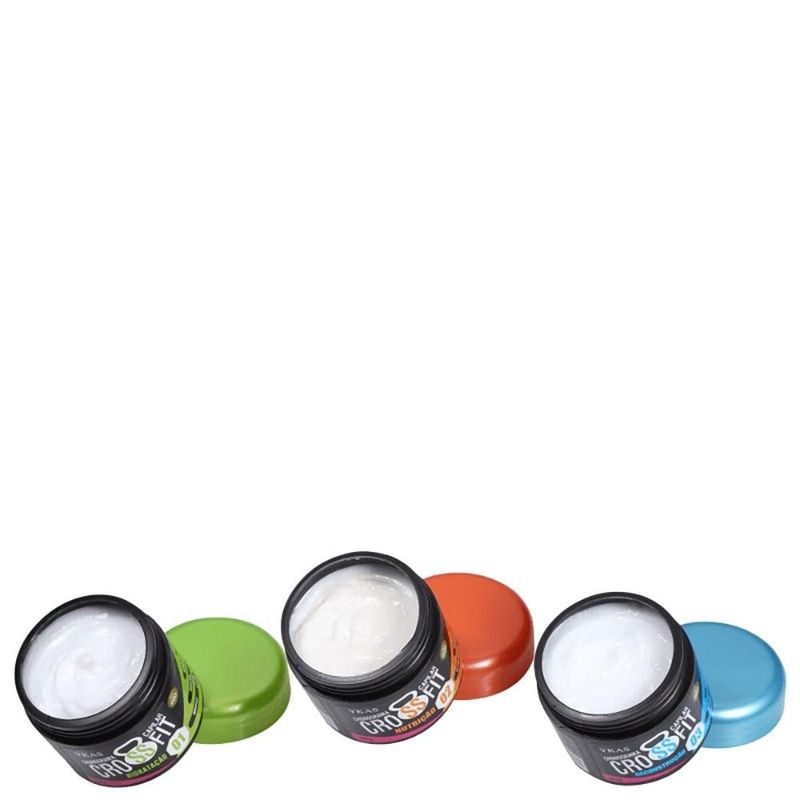 Ykas Crossfit Cronograma Capilar Express No Poo (3 x 100ml)