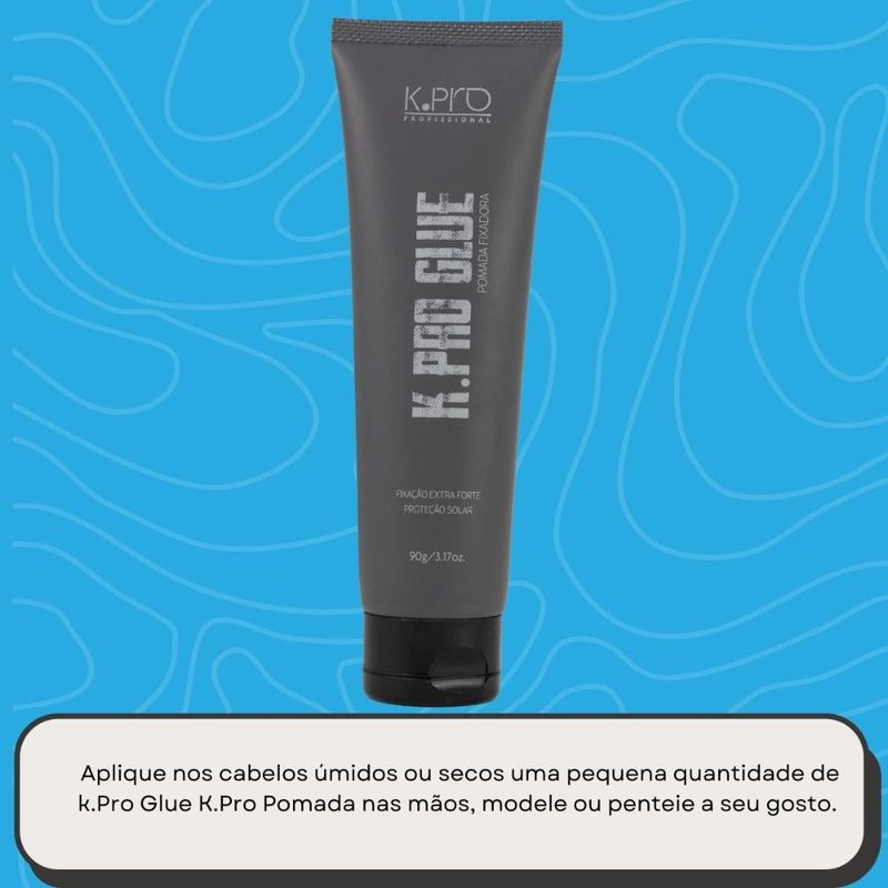 KPro Profissional Glue Proteção Solar Pomada Fixadora 90g
