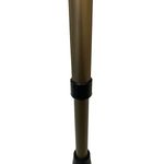 Bengala Alo Tipo T Alumínio Regulável Reforçada 130kg - Bronze/Preto