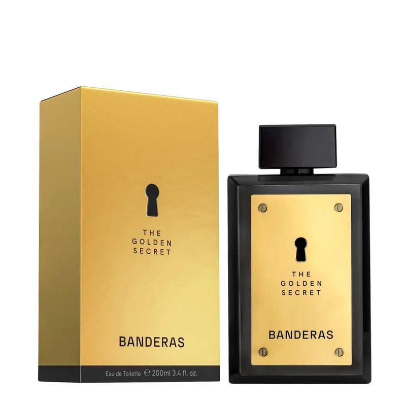 Banderas The Golden Secret Eau de Toilette - Perfume Masculino 200ml
