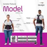 Corretor Postural Model Hidrolight - Largo - Tam P
