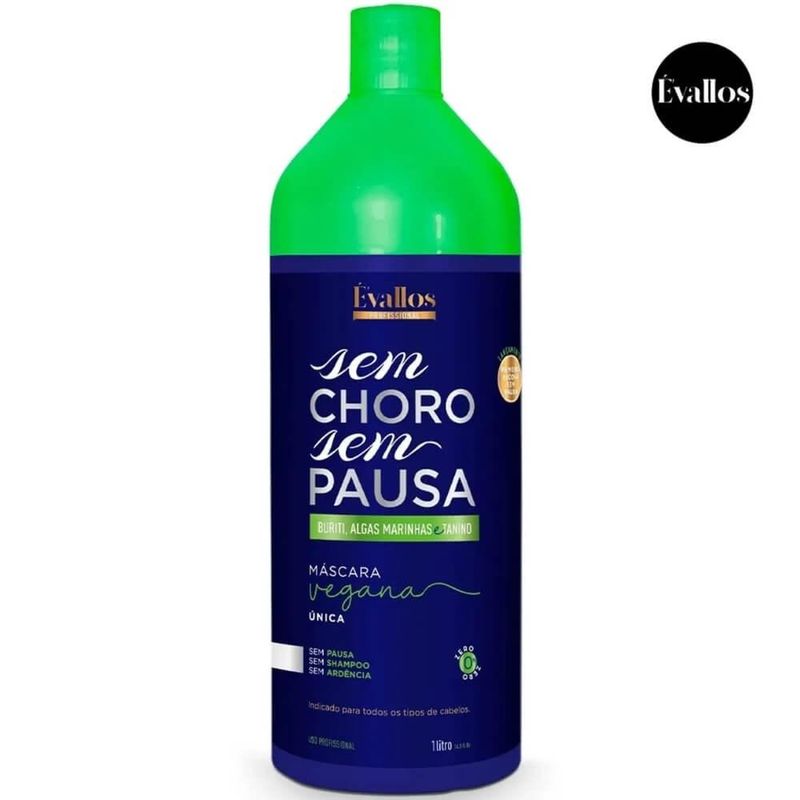 Évallos Vegana Sem Choro Sem Pausa Kit - 2 Progressivas 1000ml