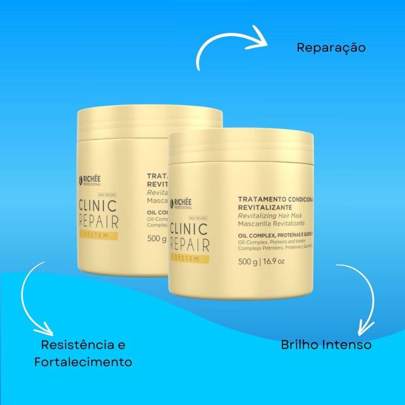 Richée Clinic Repair System Kit - 2 Máscaras 500g