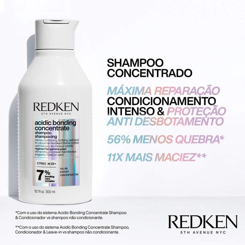 Redken Acidic Bonding Concentrate Shampoo - 300ml