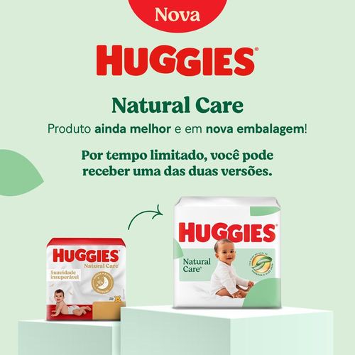 Fralda Premium Huggies Natural Care RN 34 Un