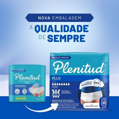 Roupa Íntima Plenitud Plus Incontinência G/XG 24 Unidades