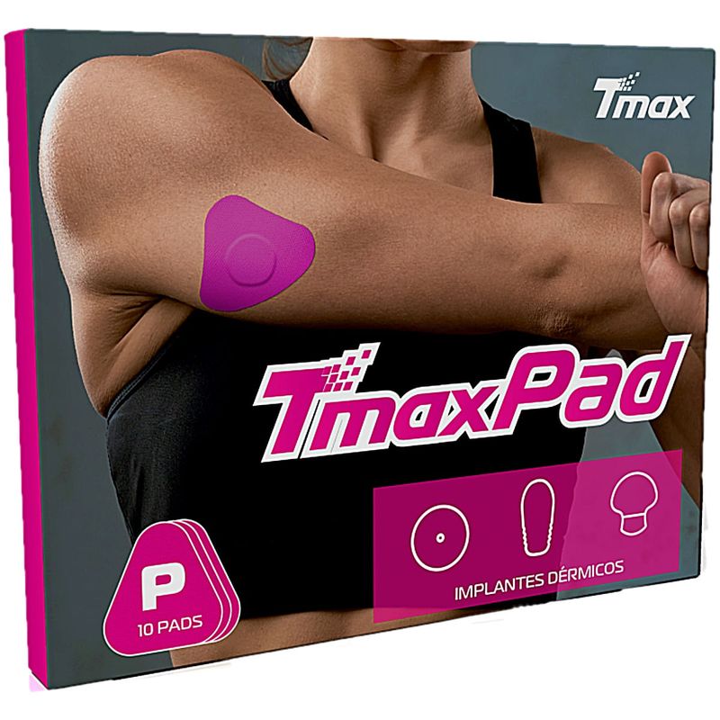 TMAX Pad Rosa - Bandagem para Implantes Dérmicos - 10 Unidades
