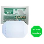 Curativo Filme Copertina Transparente Liso - 6x7 cm - Unidade