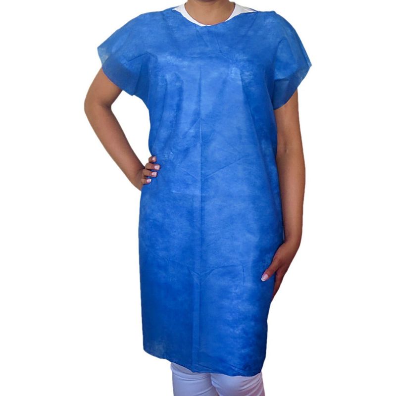 Avental TNT Descartável Dejamaro sem Manga Azul Marinho Gramatura 30 - Unidade