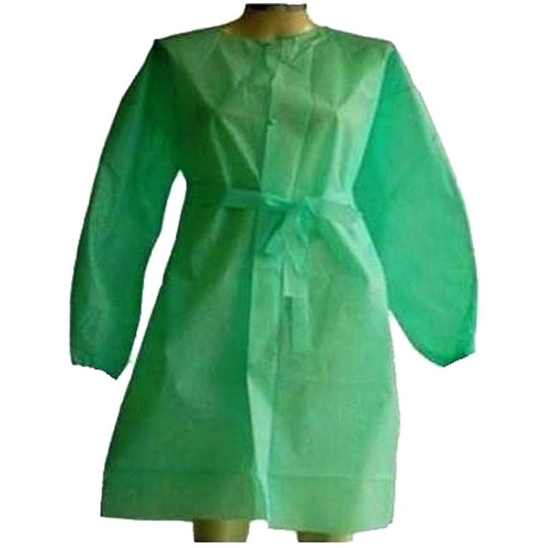 Avental TNT Dejamaro com Manga Cor Verde Gramatura 30 - Unidade