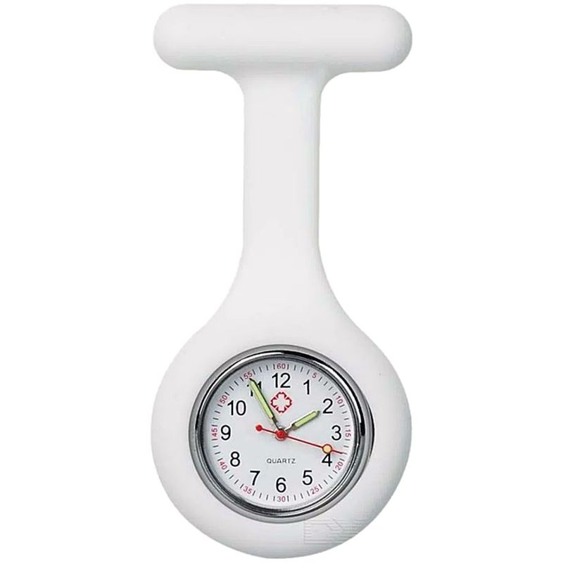 Relógio Médico de Silicone Supermedy Branco - Unidade