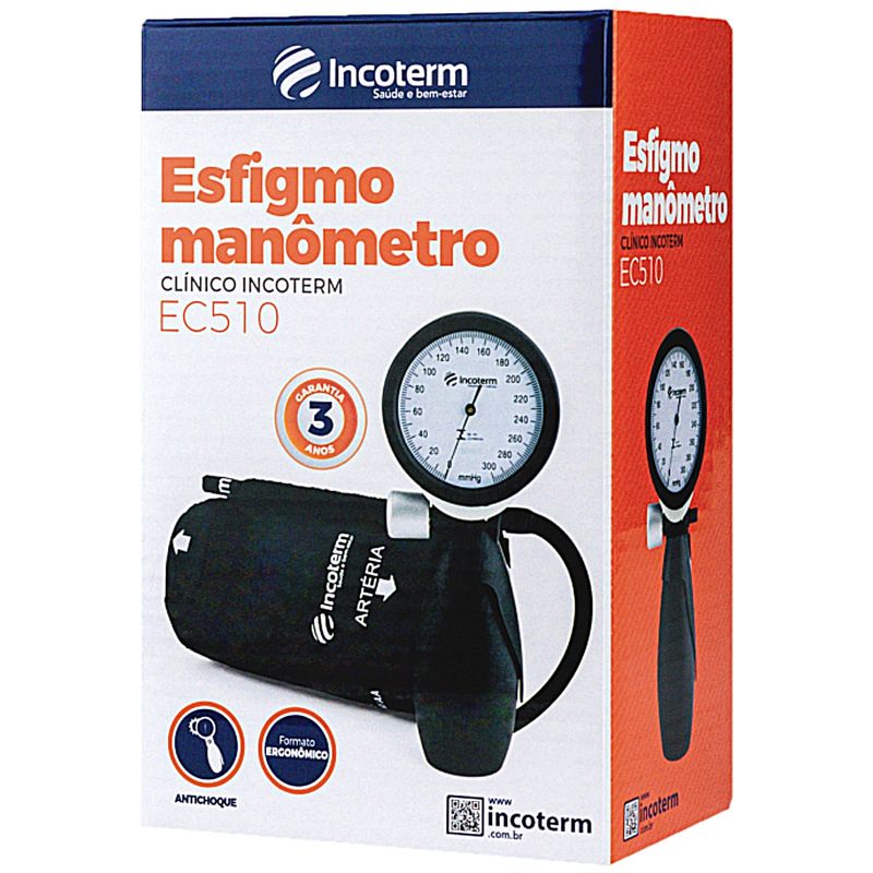 Aparelho de Pressão Clínico EC510 Incoterm