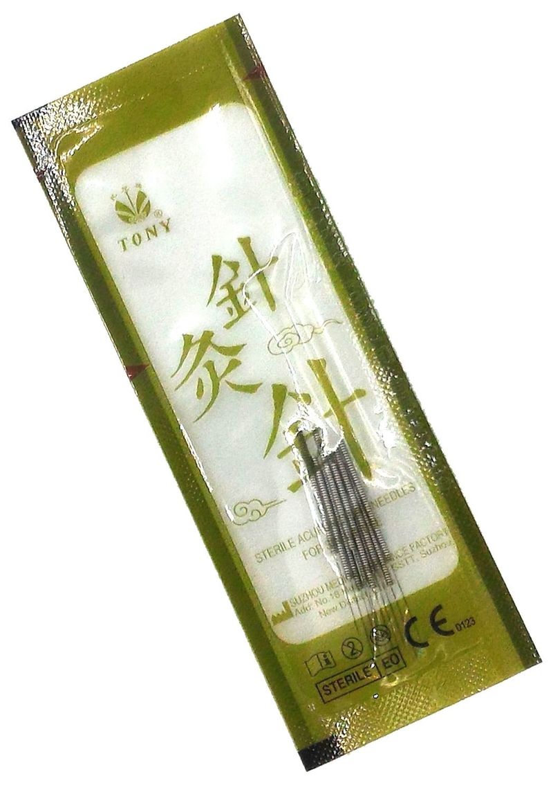 Agulha para Acupuntura Tony 0,20x13mm com Guia – Caixa com 10 Unidades