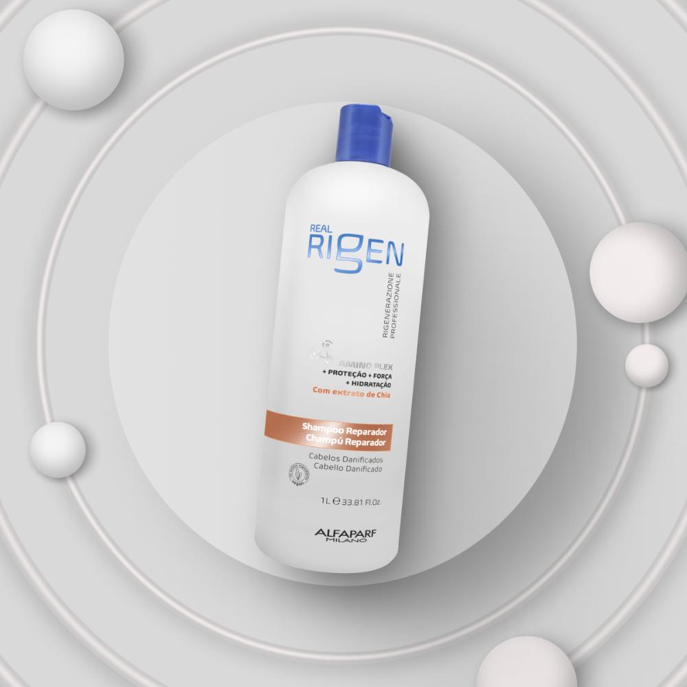 Alfaparf Real Rigen - Shampoo Reparador - 1000ml - Extrafarma