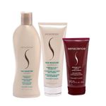 Senscience Silk Moisture - Shampoo 280ml + Condicionador 240ml + Moisture Lock 150ml