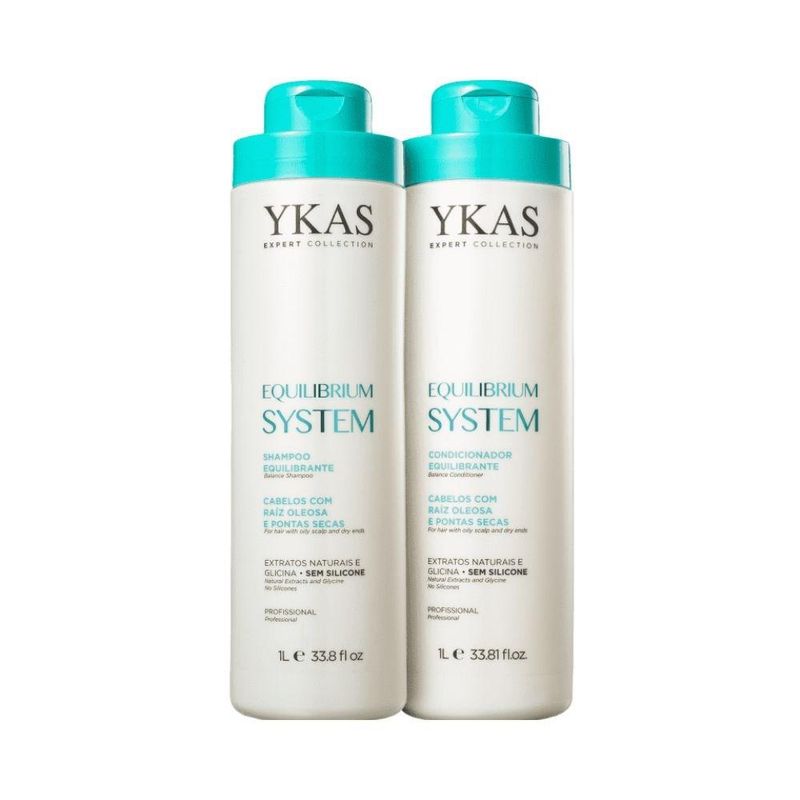 Ykas Equilibrium System - Shampoo + Condicionador 1L