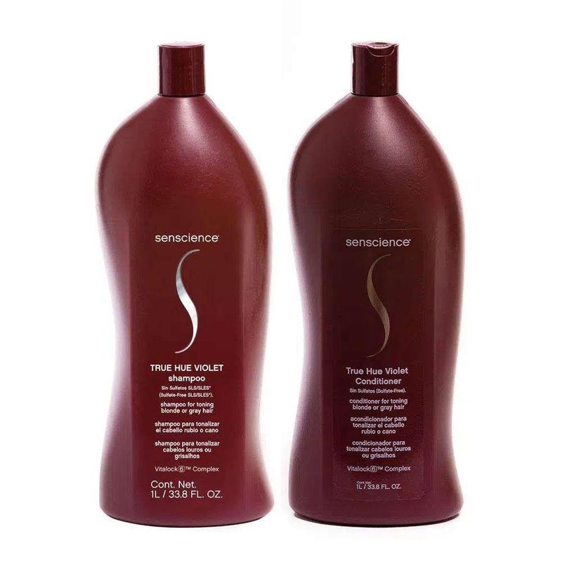 Senscience True Hue Violet - Shampoo + Condicionador 1L