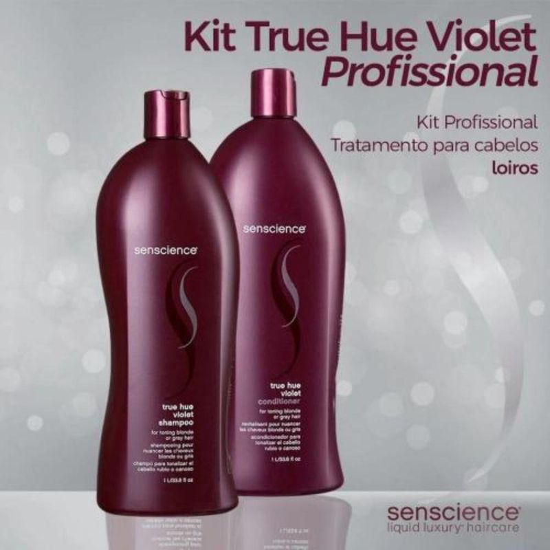 Senscience True Hue Violet - Shampoo + Condicionador 1L