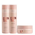 Braé Essential - Shampoo 250ml + Condicionador 250ml + Máscara 200g