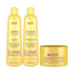Richée Clinic Repair System - Shampoo 250ml + Condicionador 250ml + Máscara 250g