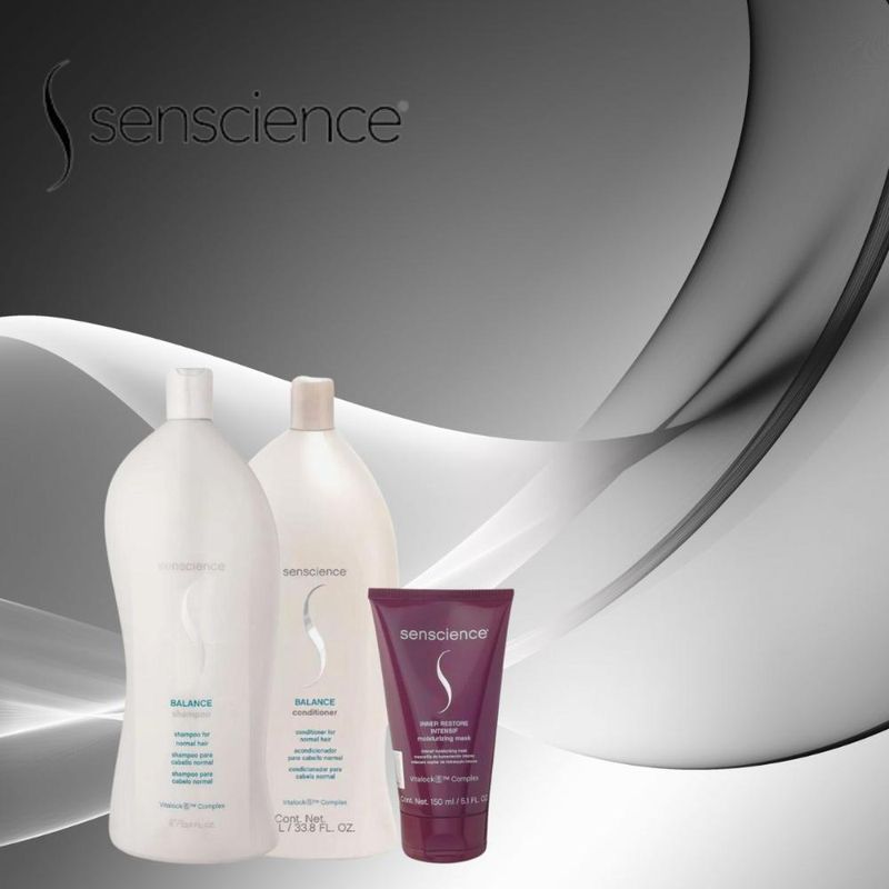 Senscience Balance - Shampoo + Condicionador 1L + Inner Restore Intensif 150ml