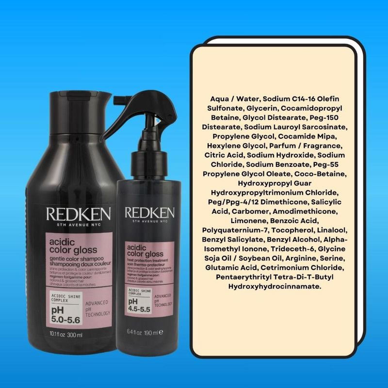 Redken Acidic Color Gloss Kit - Shampoo 300ml + Leave-in 190ml
