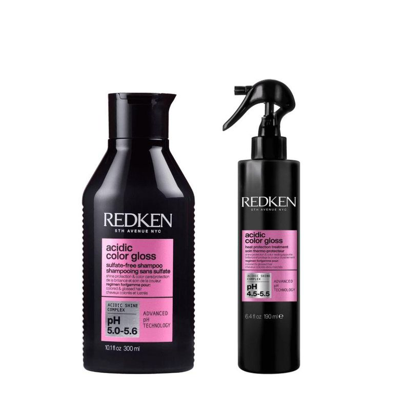 Redken Acidic Color Gloss Kit - Shampoo 300ml + Leave-in 190ml