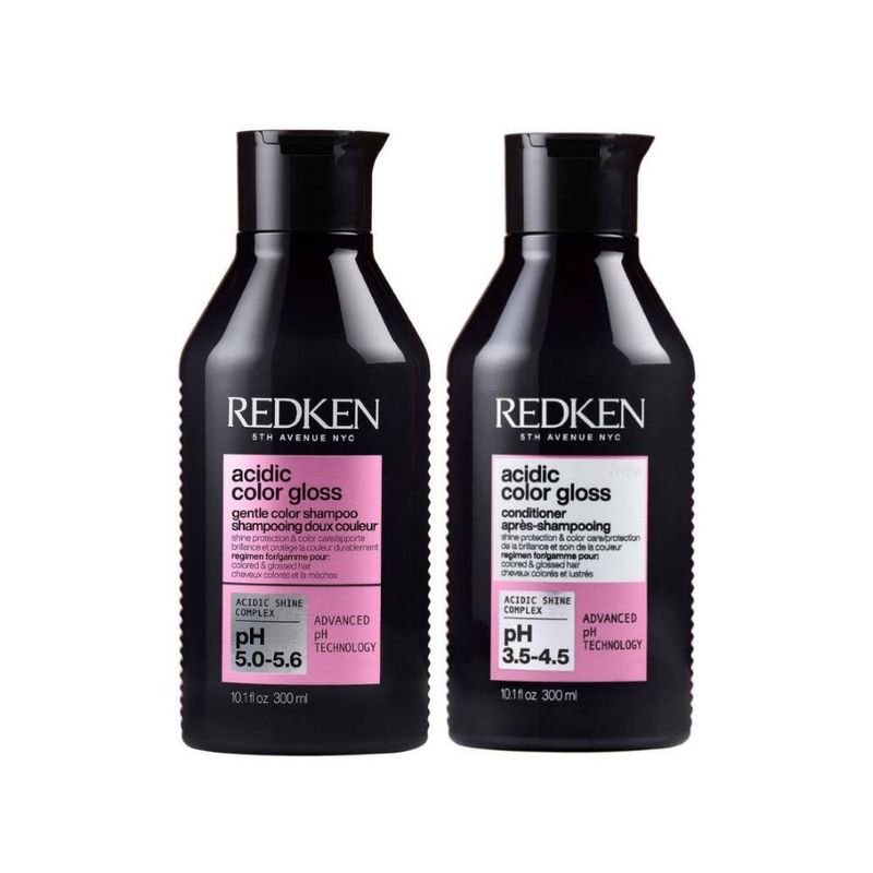 Redken Acidic Color Gloss - Kit Shampoo 300ml + Condicionador 300ml