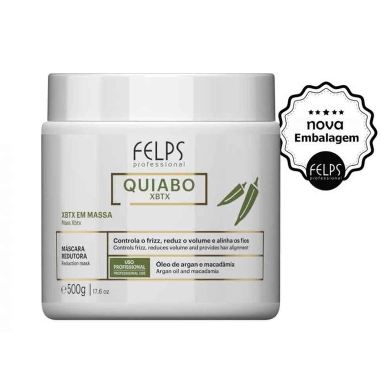 Felps Quiabo XBTX - Kit 2 Redutores de Volume em Massa - 500g