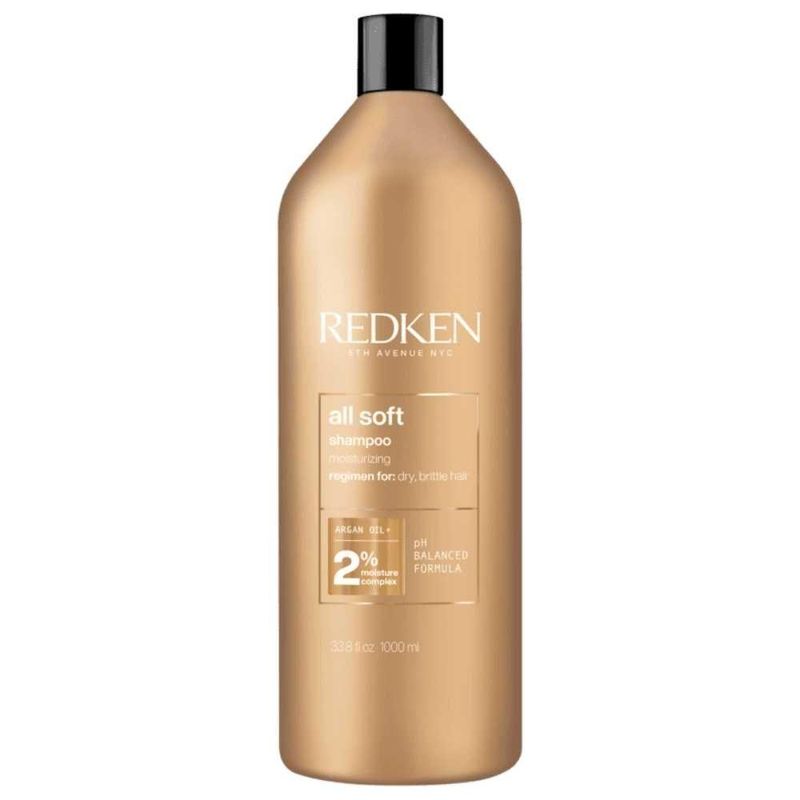 Redken All Soft Argan Oil - Kit 2 Shampoos 1000ml