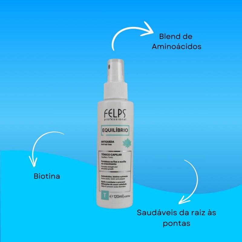 Felps Equilíbrio Antiqueda - Tônico Capilar - 120ml