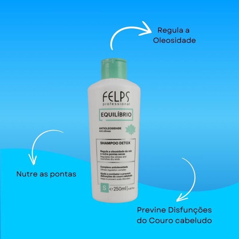 Felps Equilíbrio - Shampoo Antioleosidade - 250ml