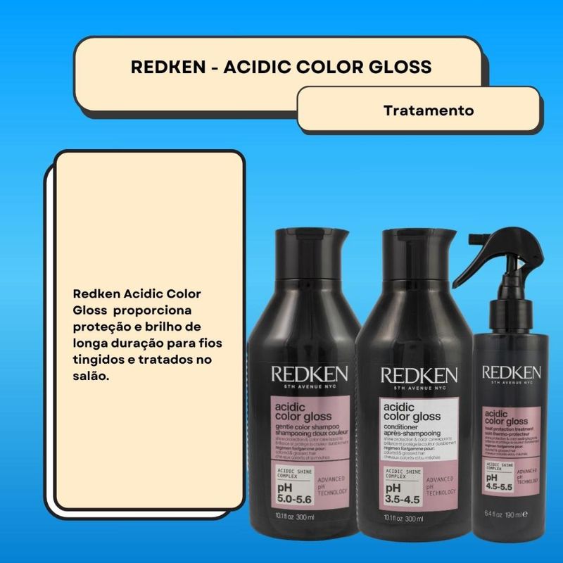 Redken Acidic Color Gloss - Kit (3 Produtos)