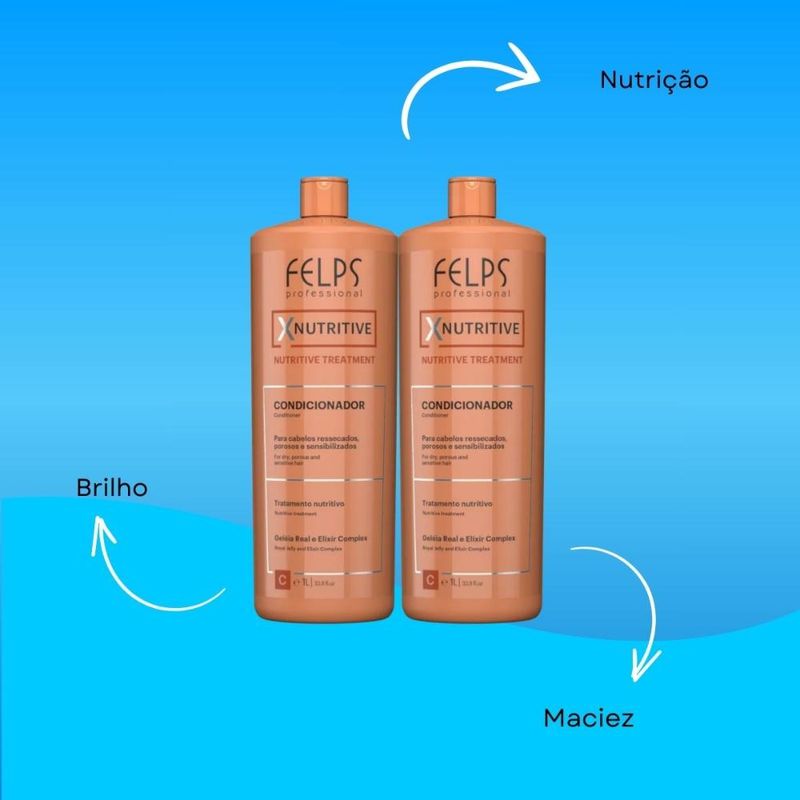 Felps XNutritive - Kit 2 Condicionadores 1L
