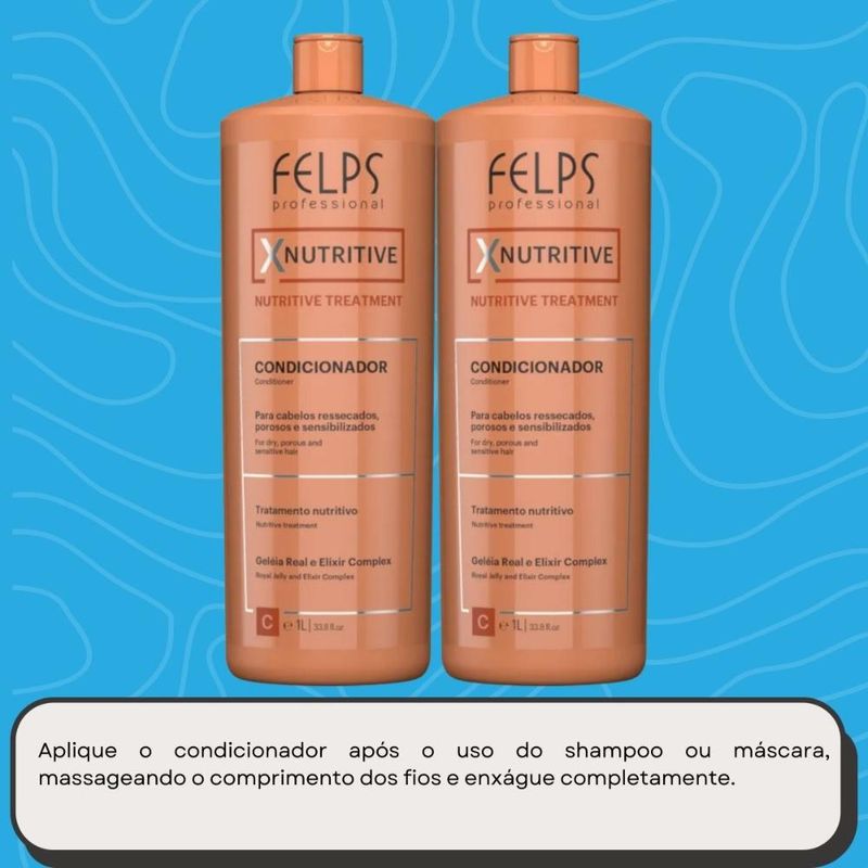 Felps XNutritive - Kit 2 Condicionadores 1L