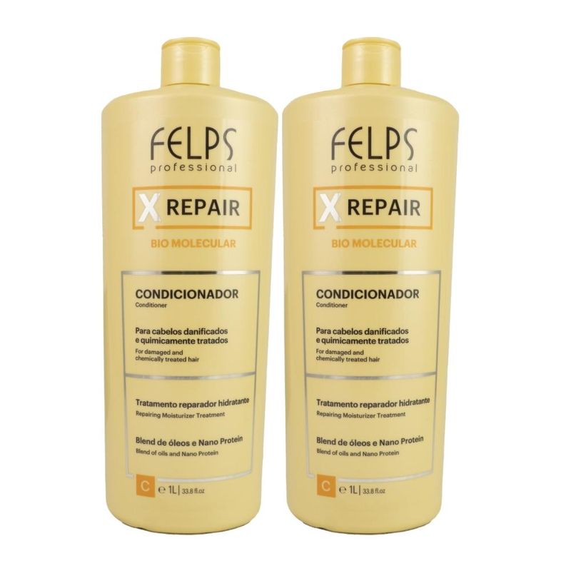 Felps X Repair Bio Molecular - Kit 2 Condicionador 1L