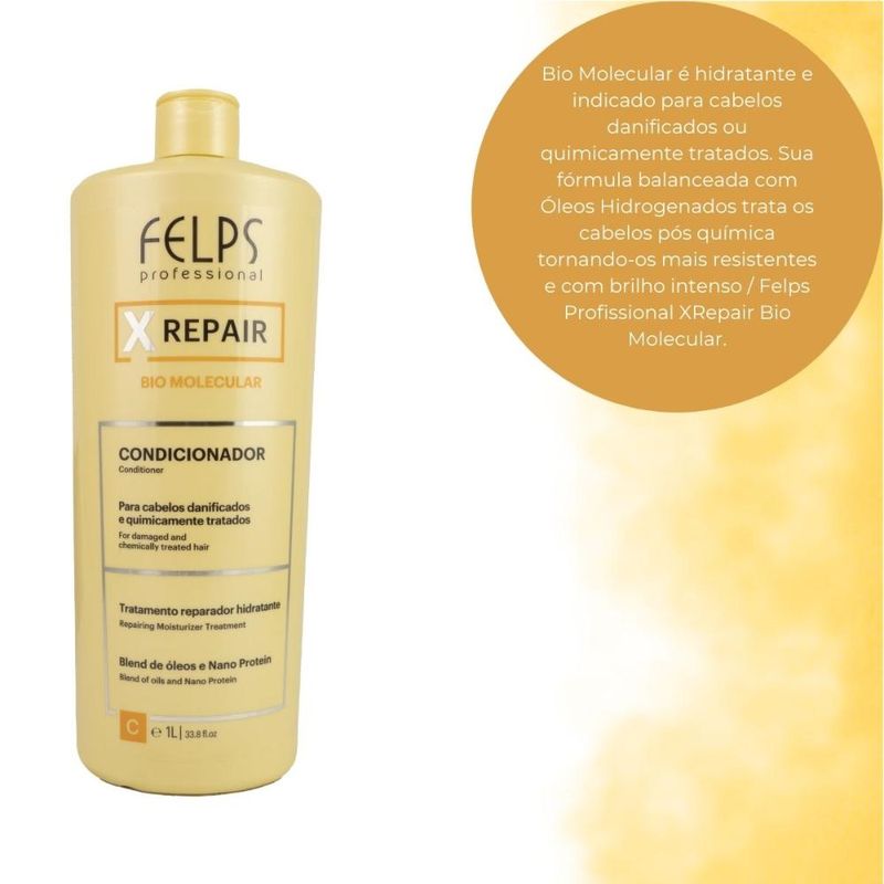 Felps X Repair Bio Molecular - Condicionador 1L
