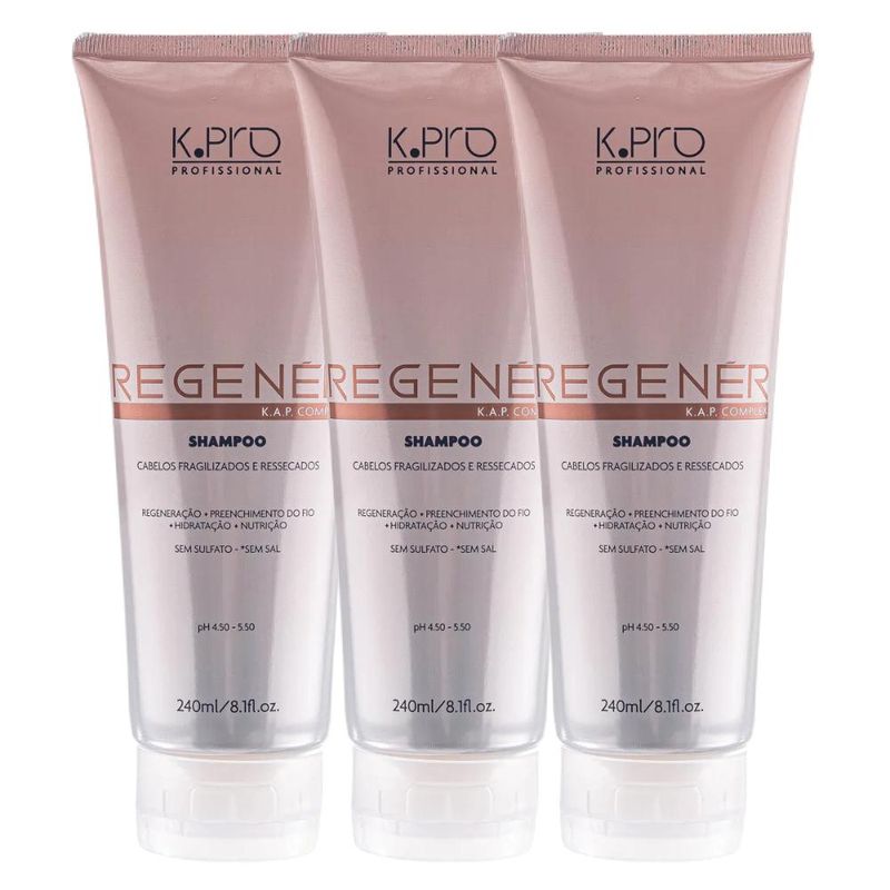 KPro Regenér - Kit 3 Shampoos 240ml