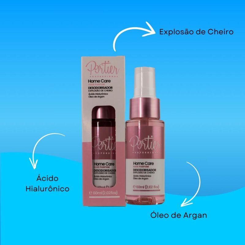 Portier Desodorisador - Perfume Capilar 60ml