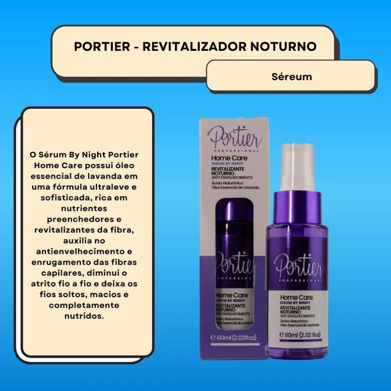 Portier Revitalizante Noturno - Sérum 60ml