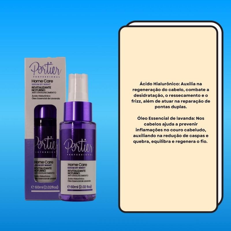 Portier Revitalizante Noturno - Sérum 60ml