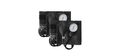 Kit 2x Aparelho de Pressão Manual - Esfigmomanômetro Premium Preto
