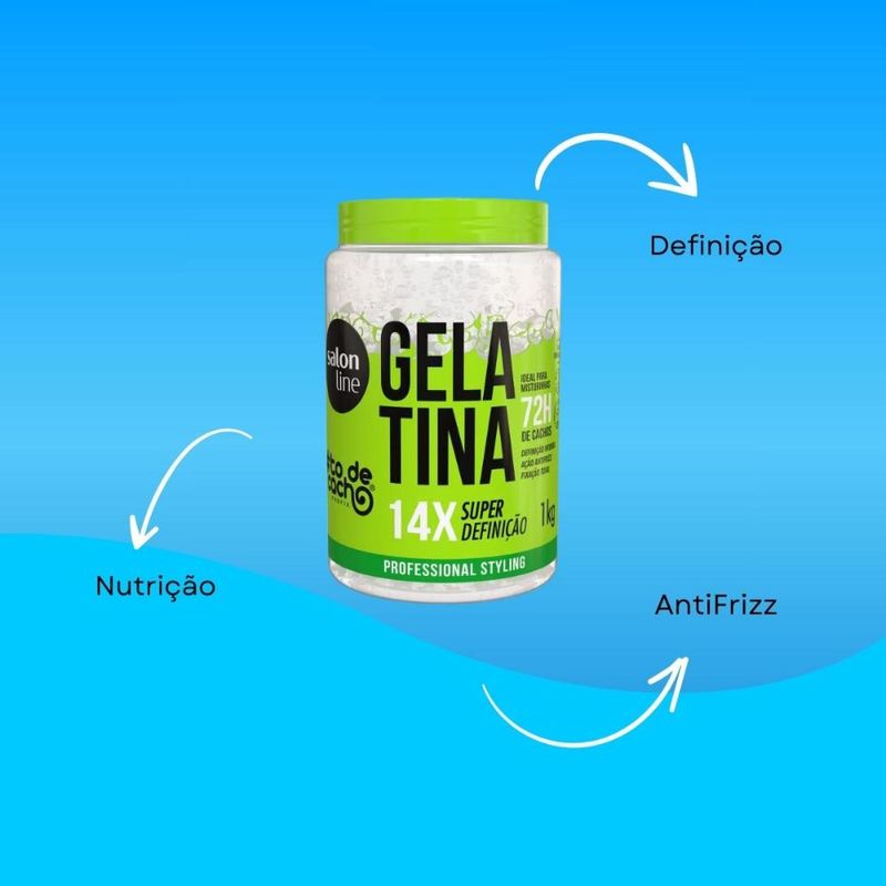 Salon Line #todecacho Gelatina Super Definição - 1kg