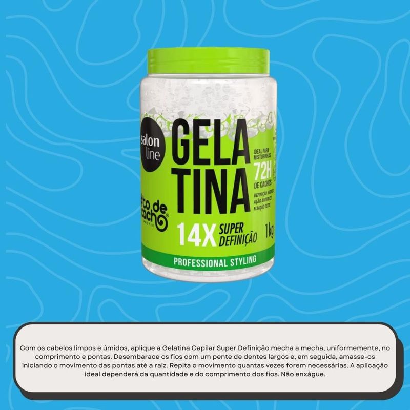 Salon Line #todecacho Gelatina Super Definição - 1kg