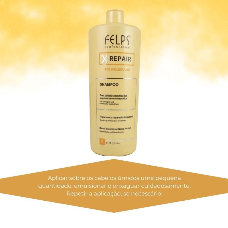 Felps X Repair Bio Molecular - Shampoo - 1L